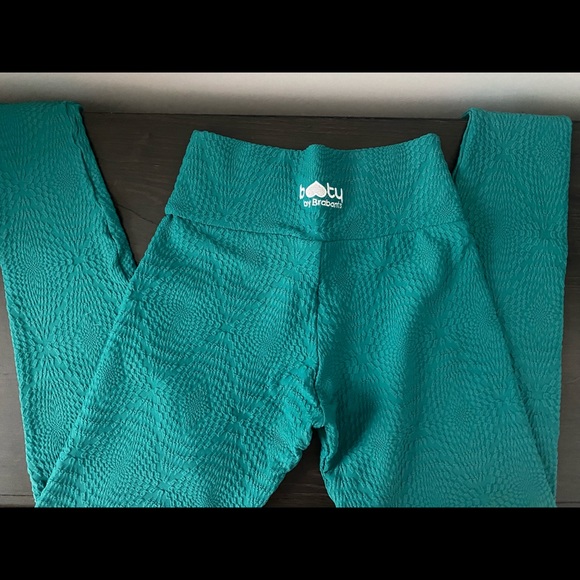 Booty by Brabants Teal Mermaid Leggings OS - Picture 3 of 4
